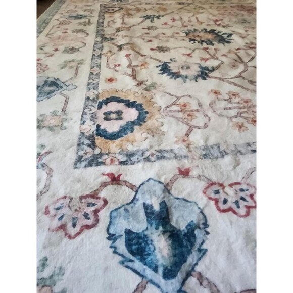 Non Slip 5 x 7 Area Rug Boho Washable Rugs for Living Room Bedroom Indoor Carpet - Picture 4 of 11